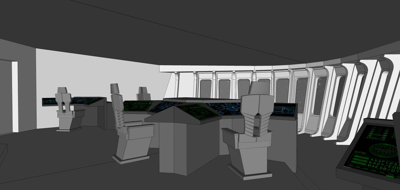 Illustration for article titled Exclusive Dark Matter Concept Art Is Loaded With Glorious Spaceships!